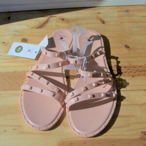 Shade & Shore NWT Nude Sandals Sz 11